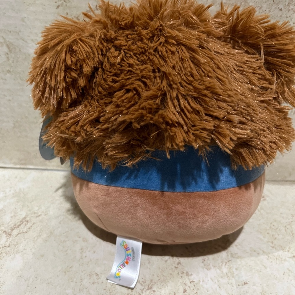 Squishmallows Benny the Bigfoot with Blue Scarf Soft .‎ NWT - Picture 7 of 8